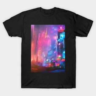 Japan Neon City Lights T-Shirt